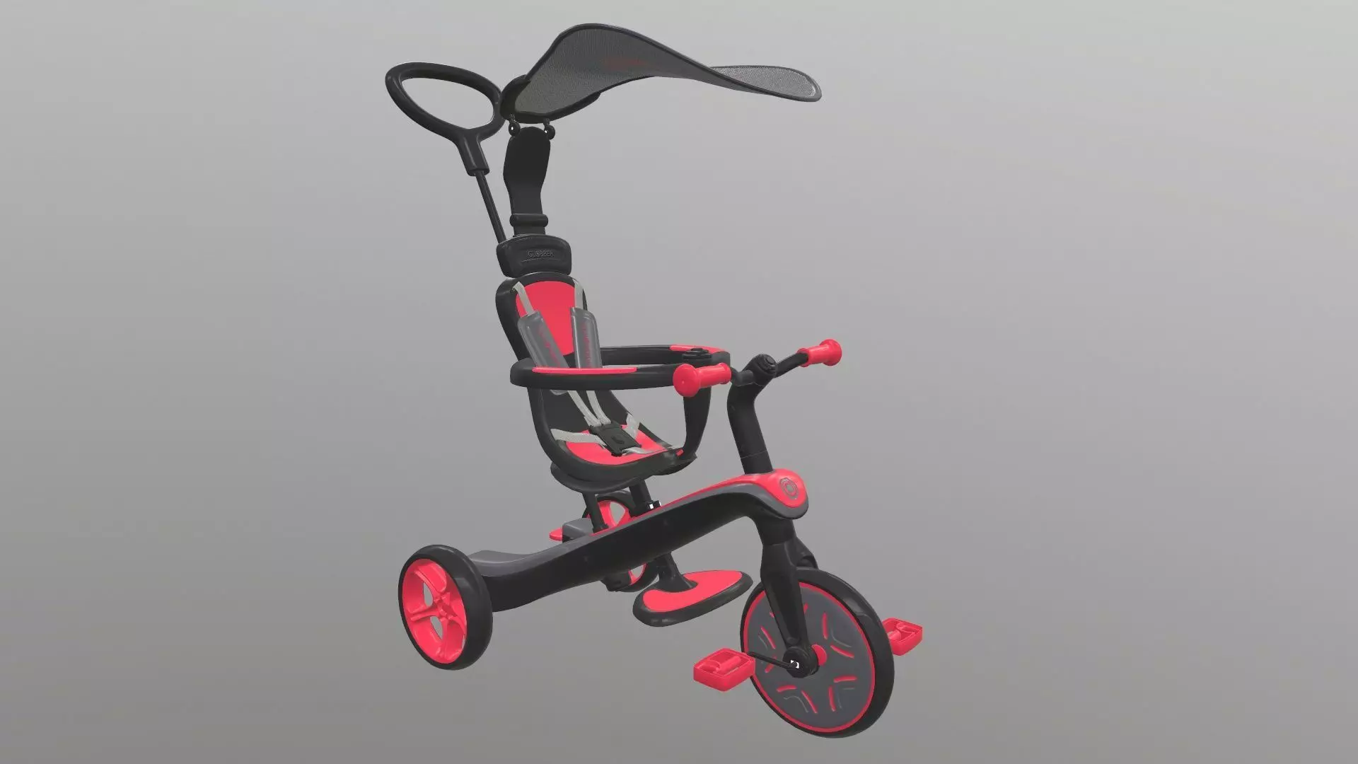Globber explorer trike 3D model_0