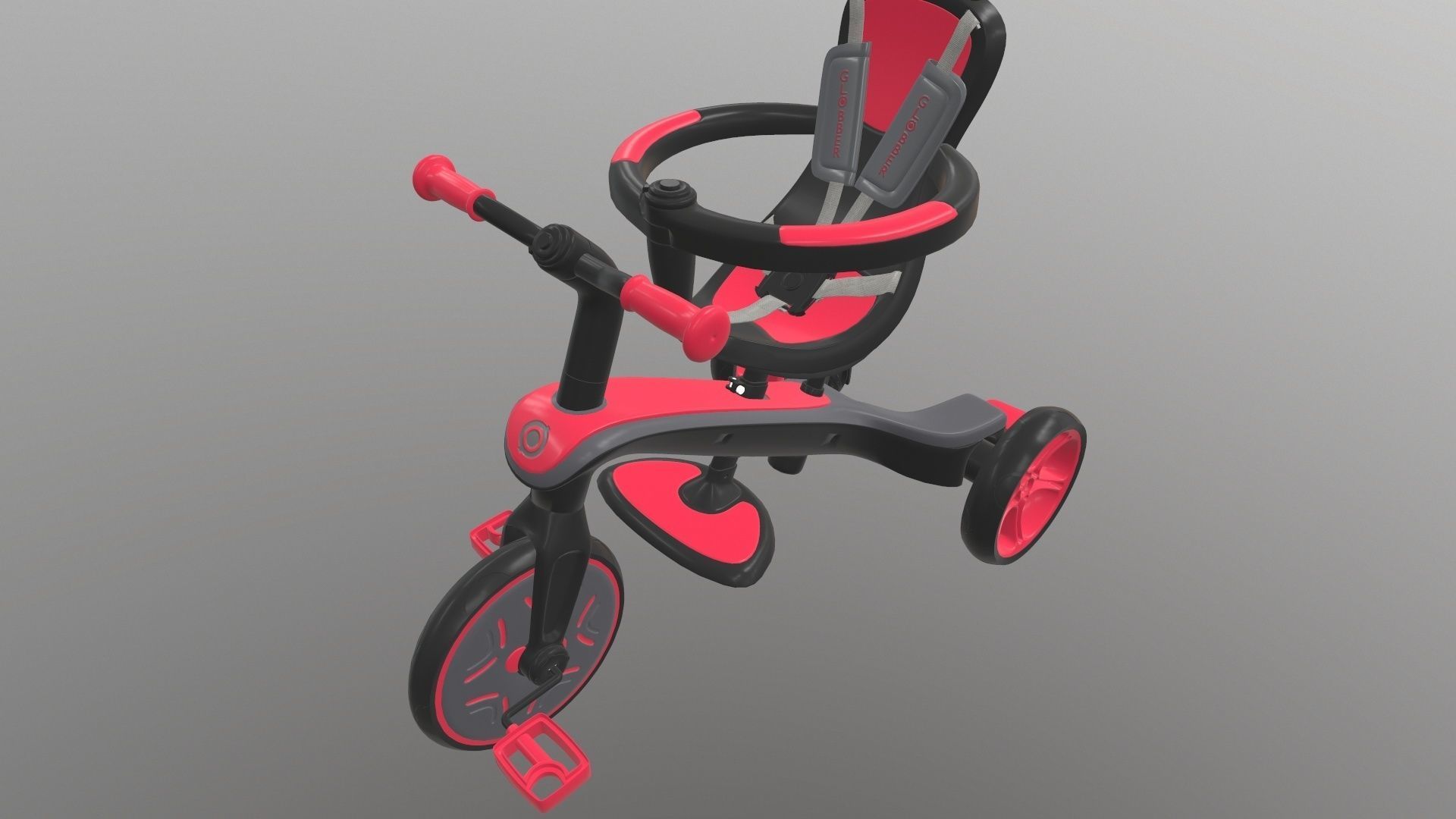 Globber explorer trike 3D model_11