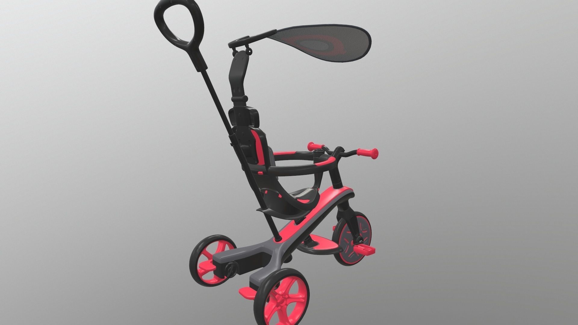 Globber explorer trike 3D model_7