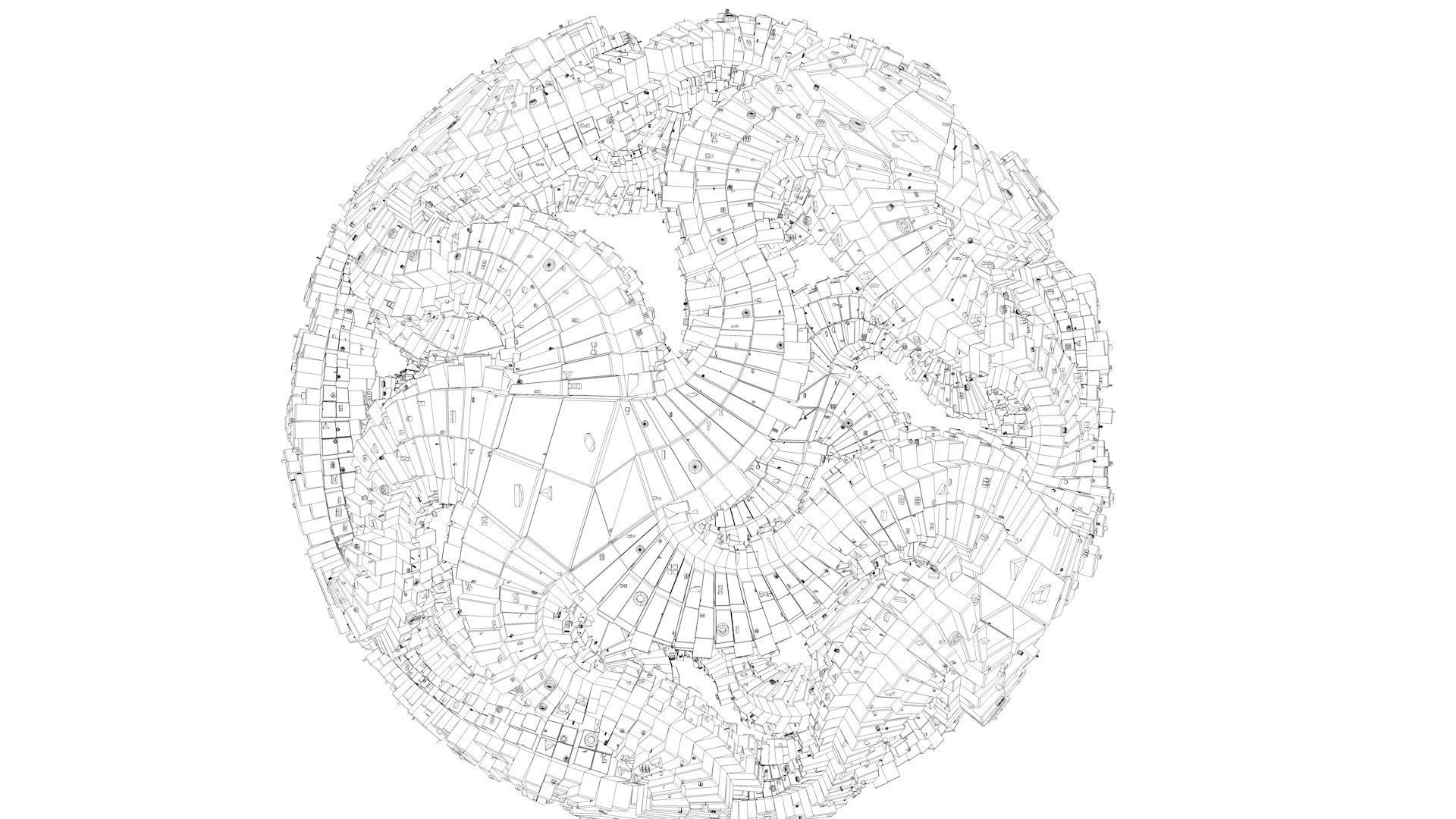 Sci-Fi Shapes Linghun 3D model_14