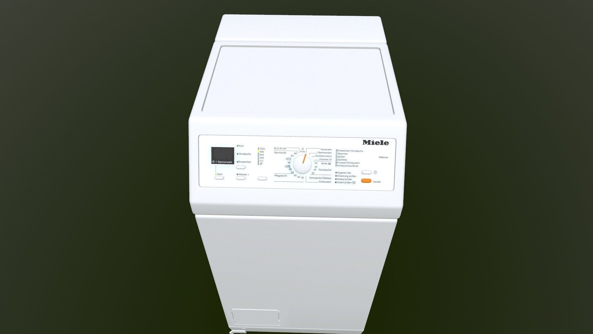 Miele washing machine 3D model_11