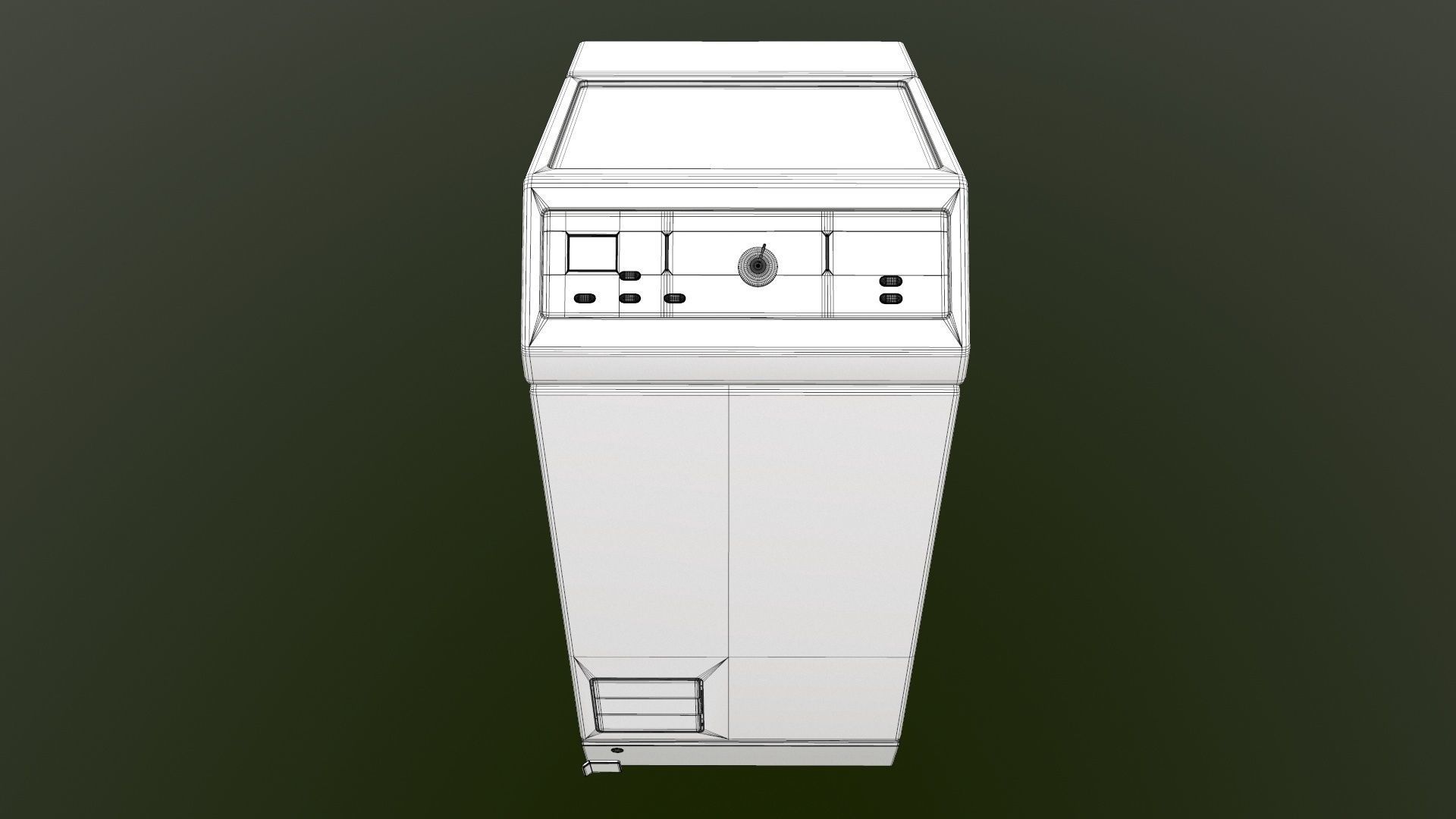 Miele washing machine 3D model_13