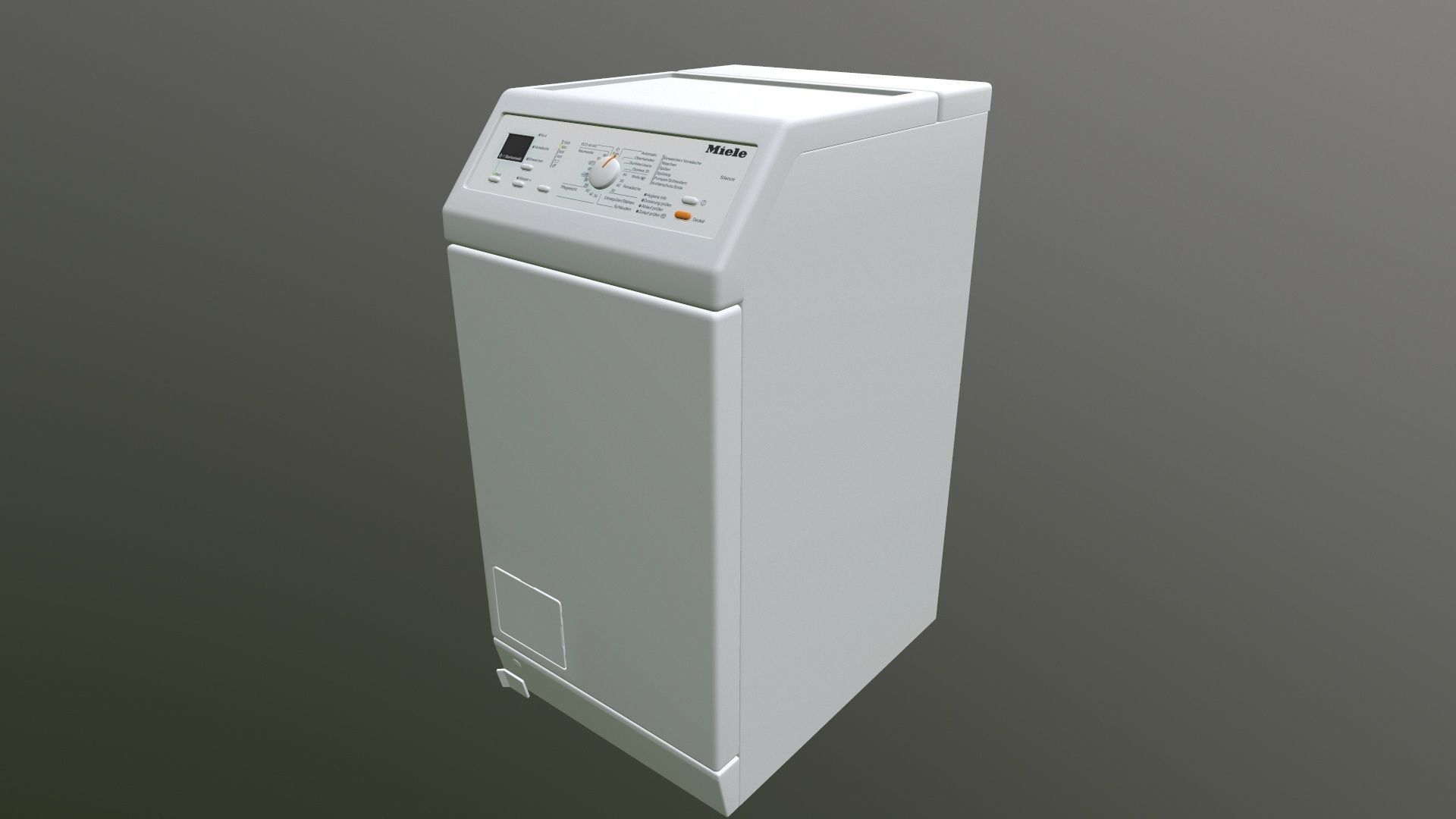 Miele washing machine 3D model_3