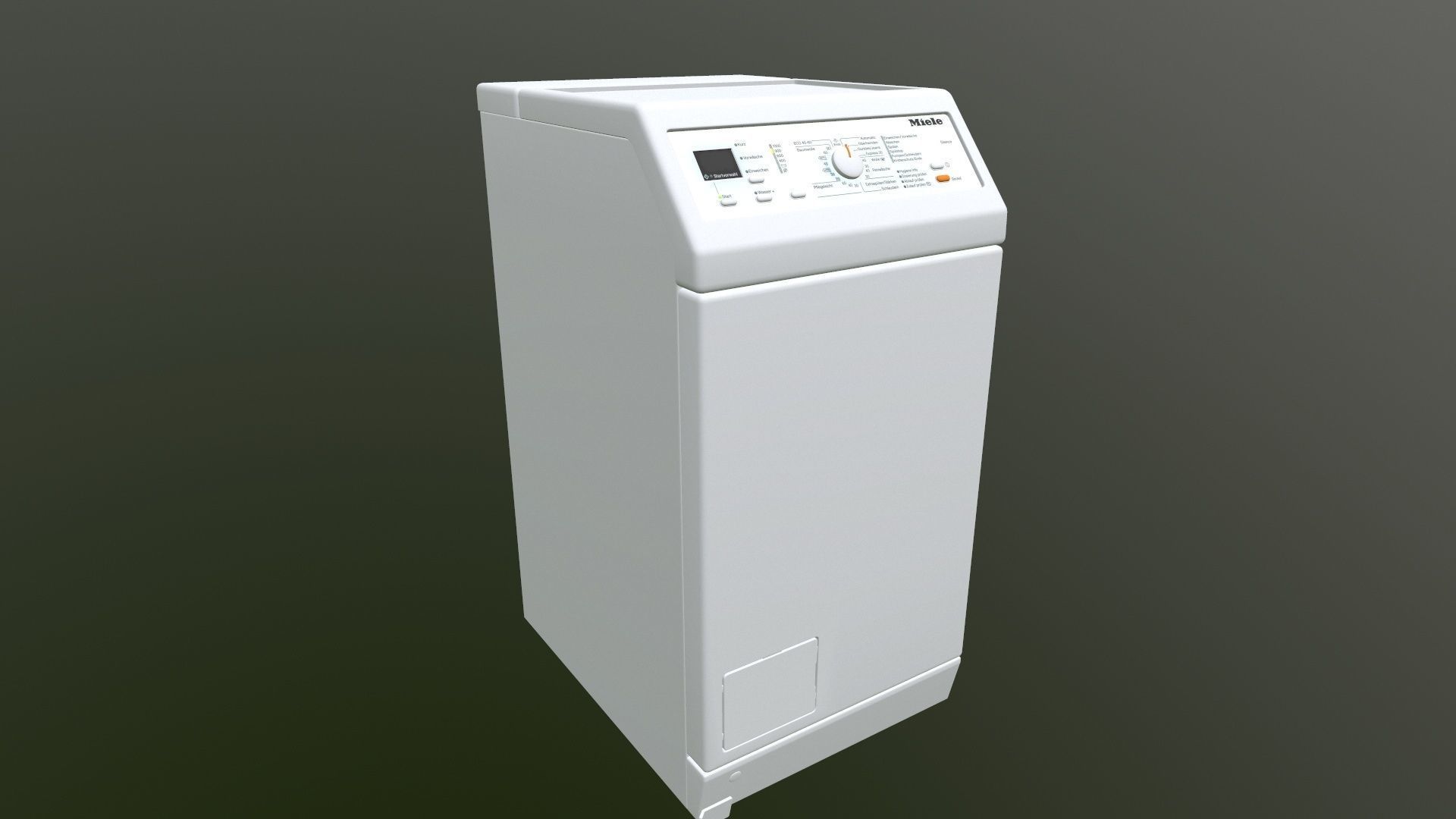 Miele washing machine 3D model_7