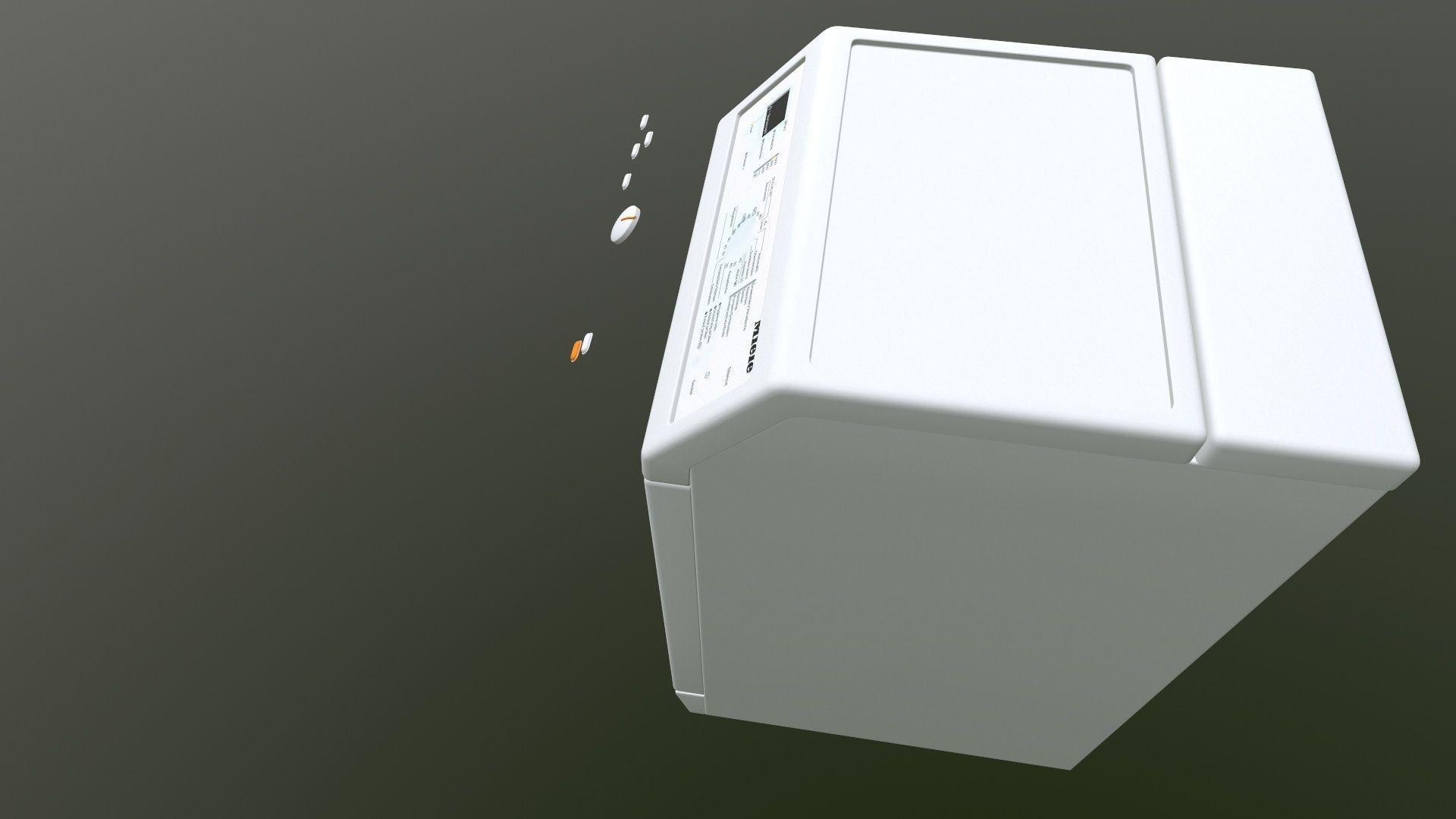 Miele washing machine 3D model_20