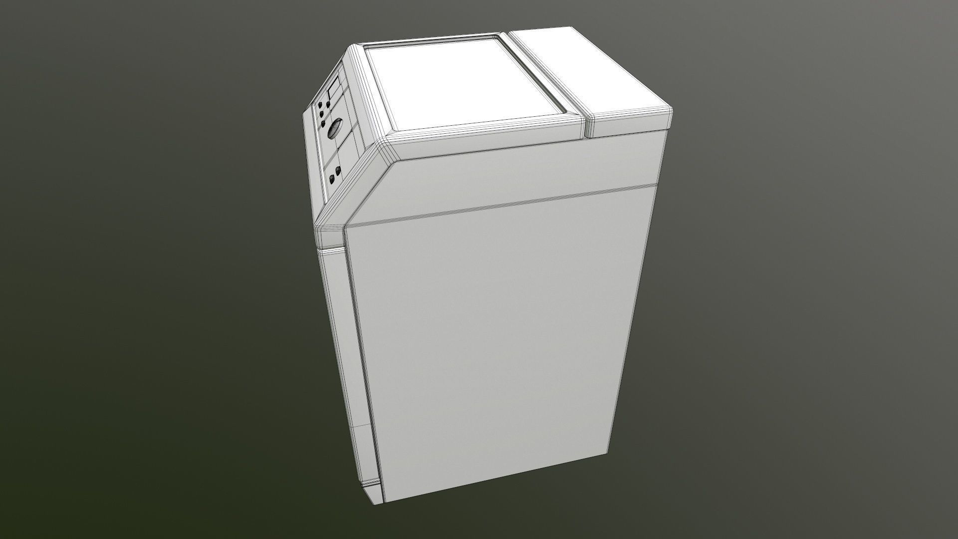 Miele washing machine 3D model_17