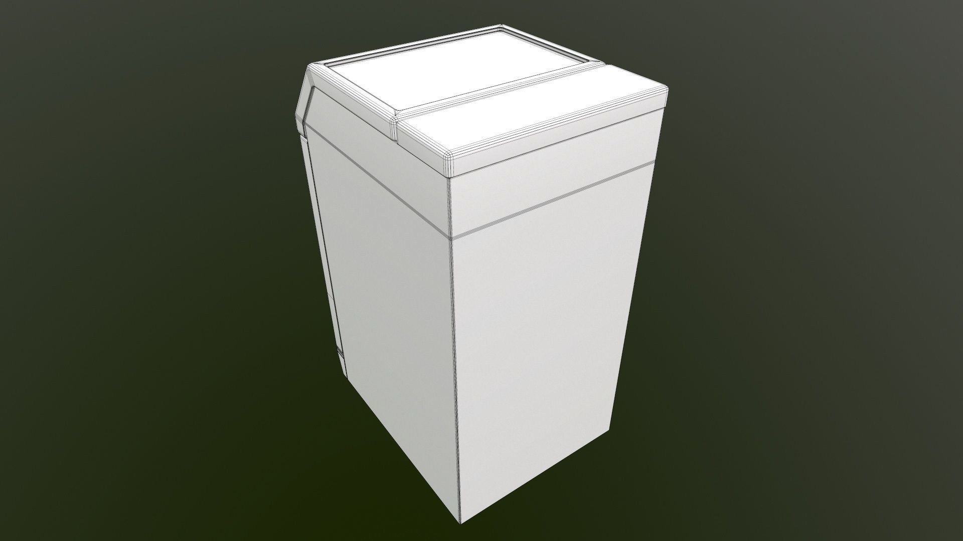 Miele washing machine 3D model_16