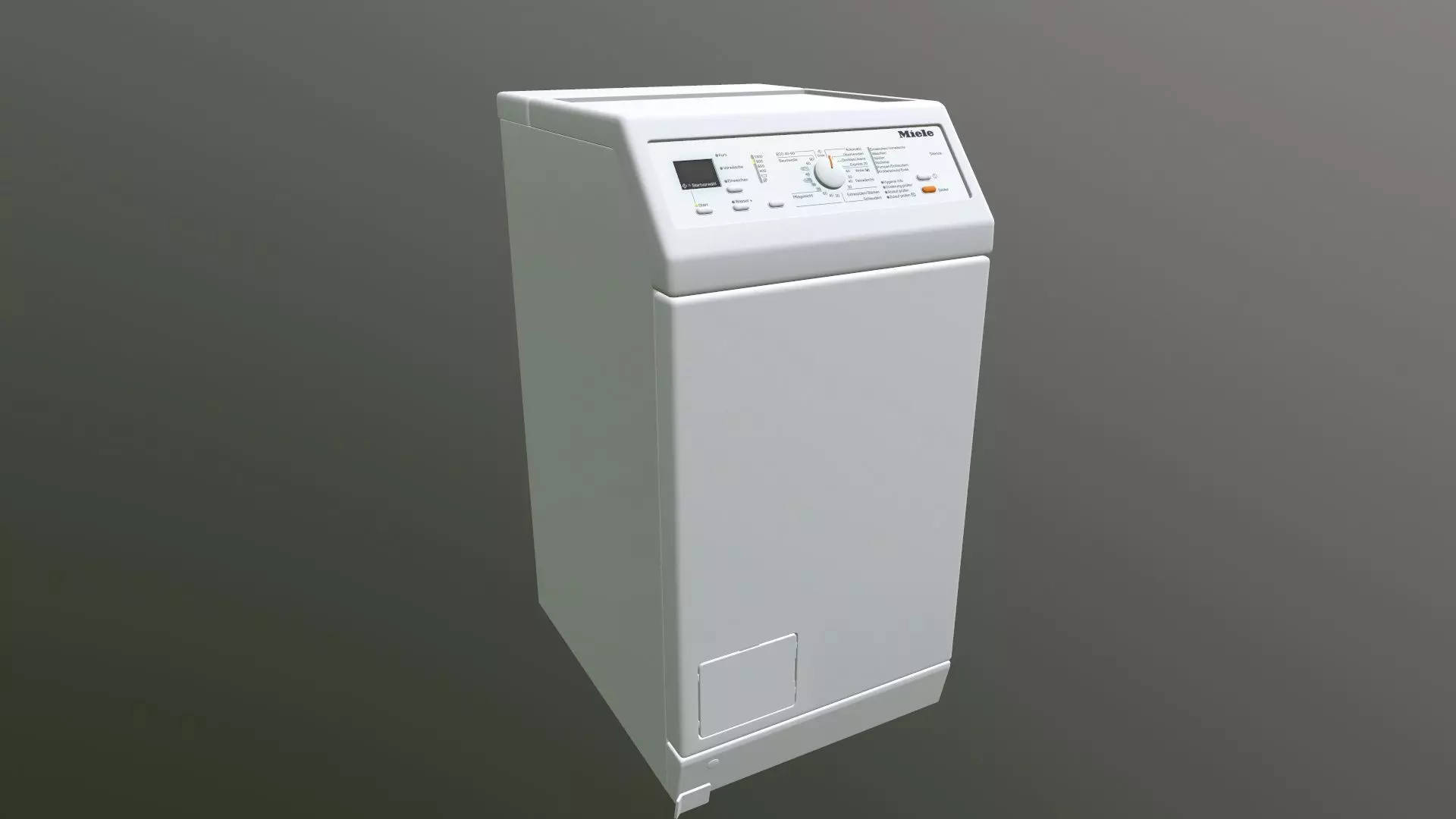Miele washing machine 3D model_0
