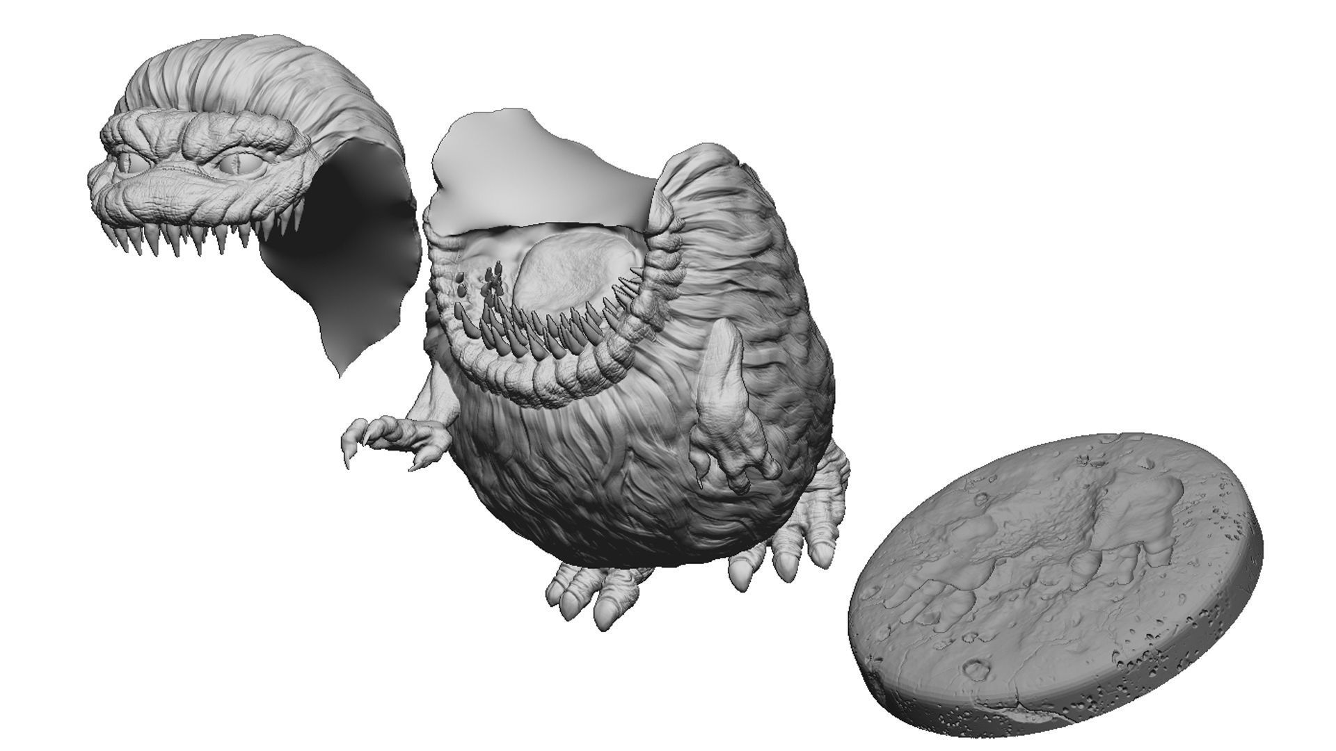 CRITTERS 2 OPTIONS FOR 3D PRINT STL 3D print model_39