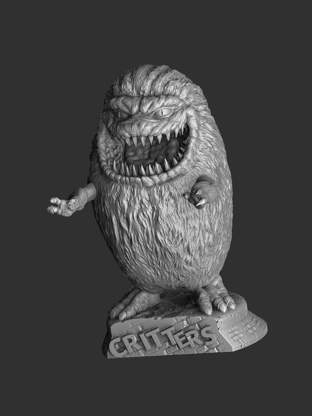 CRITTERS 2 OPTIONS FOR 3D PRINT STL 3D print model_14