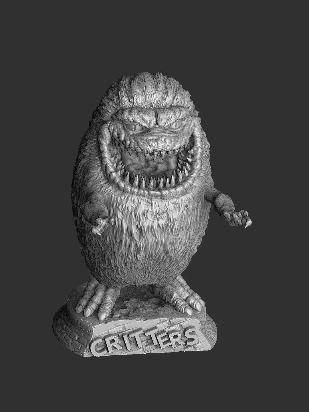 CRITTERS 2 OPTIONS FOR 3D PRINT STL 3D print model_4