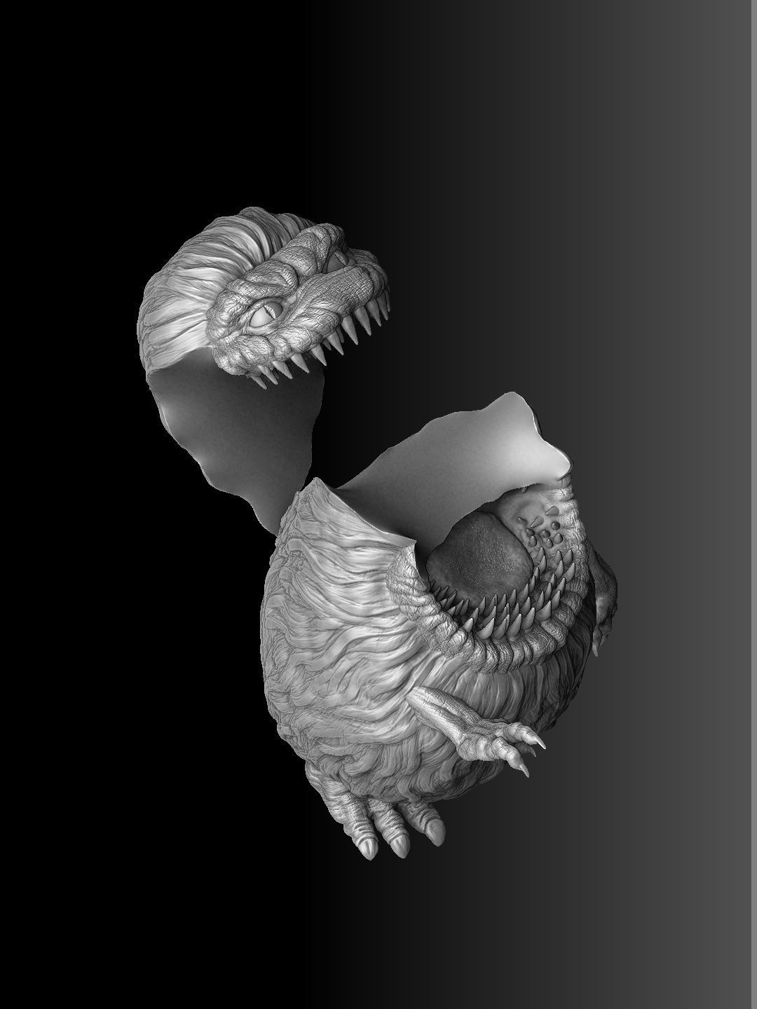 CRITTERS 2 OPTIONS FOR 3D PRINT STL 3D print model_32