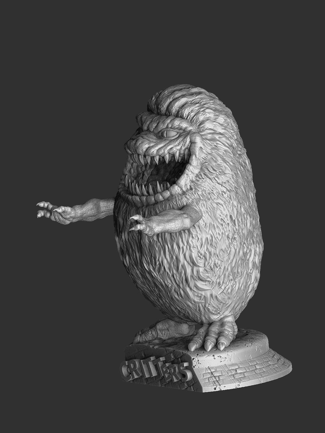 CRITTERS 2 OPTIONS FOR 3D PRINT STL 3D print model_15
