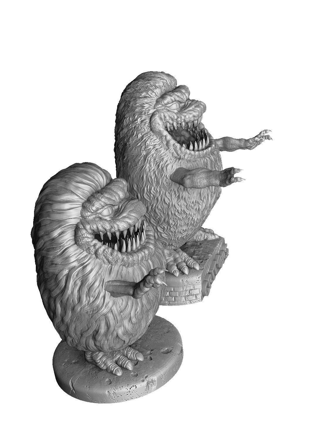 CRITTERS 2 OPTIONS FOR 3D PRINT STL 3D print model_7