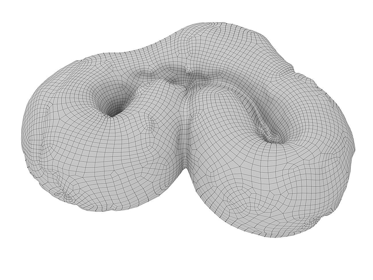 Cookie 15 Low-poly 3D model_16