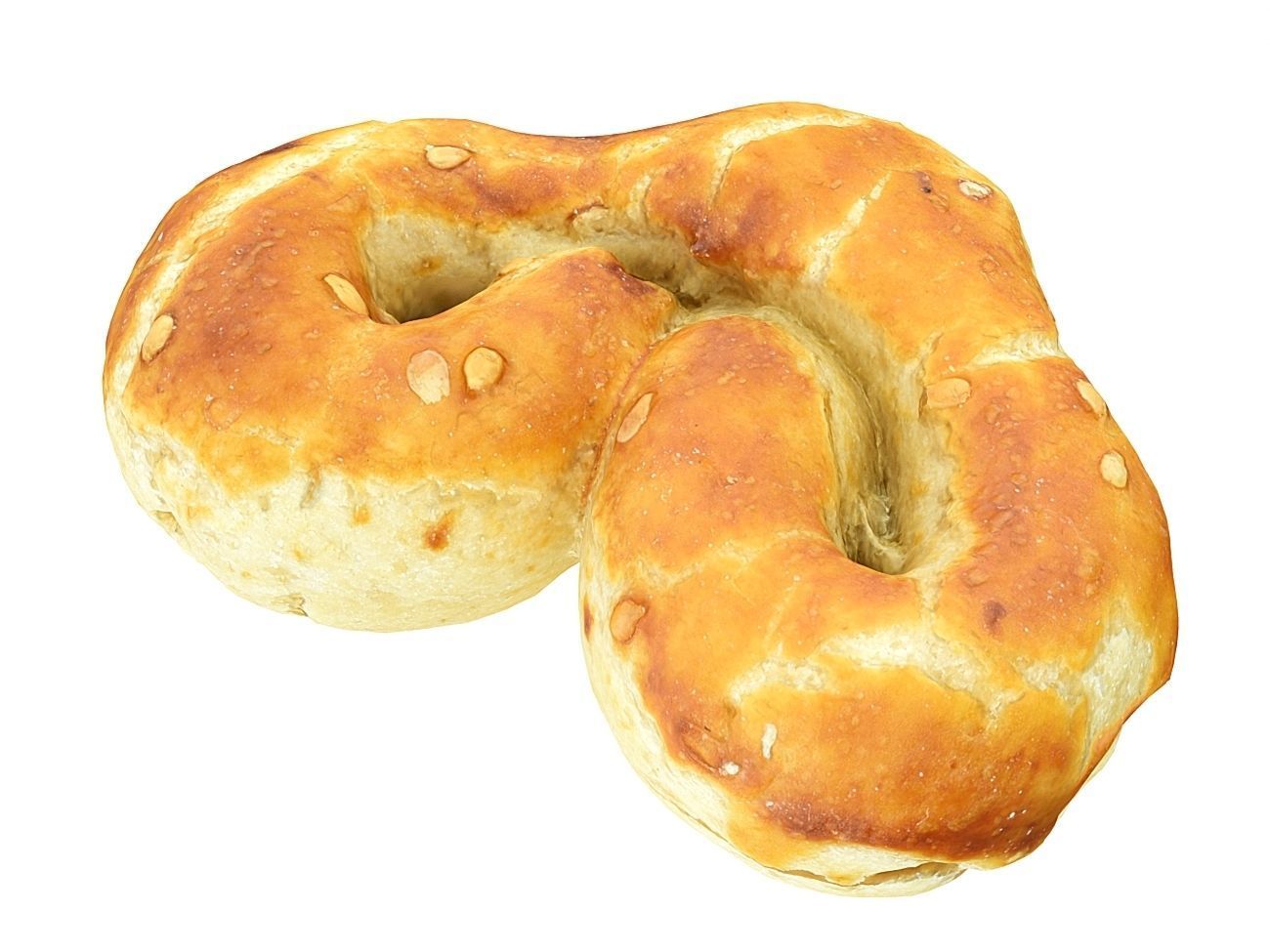 Cookie 15 Low-poly 3D model_3