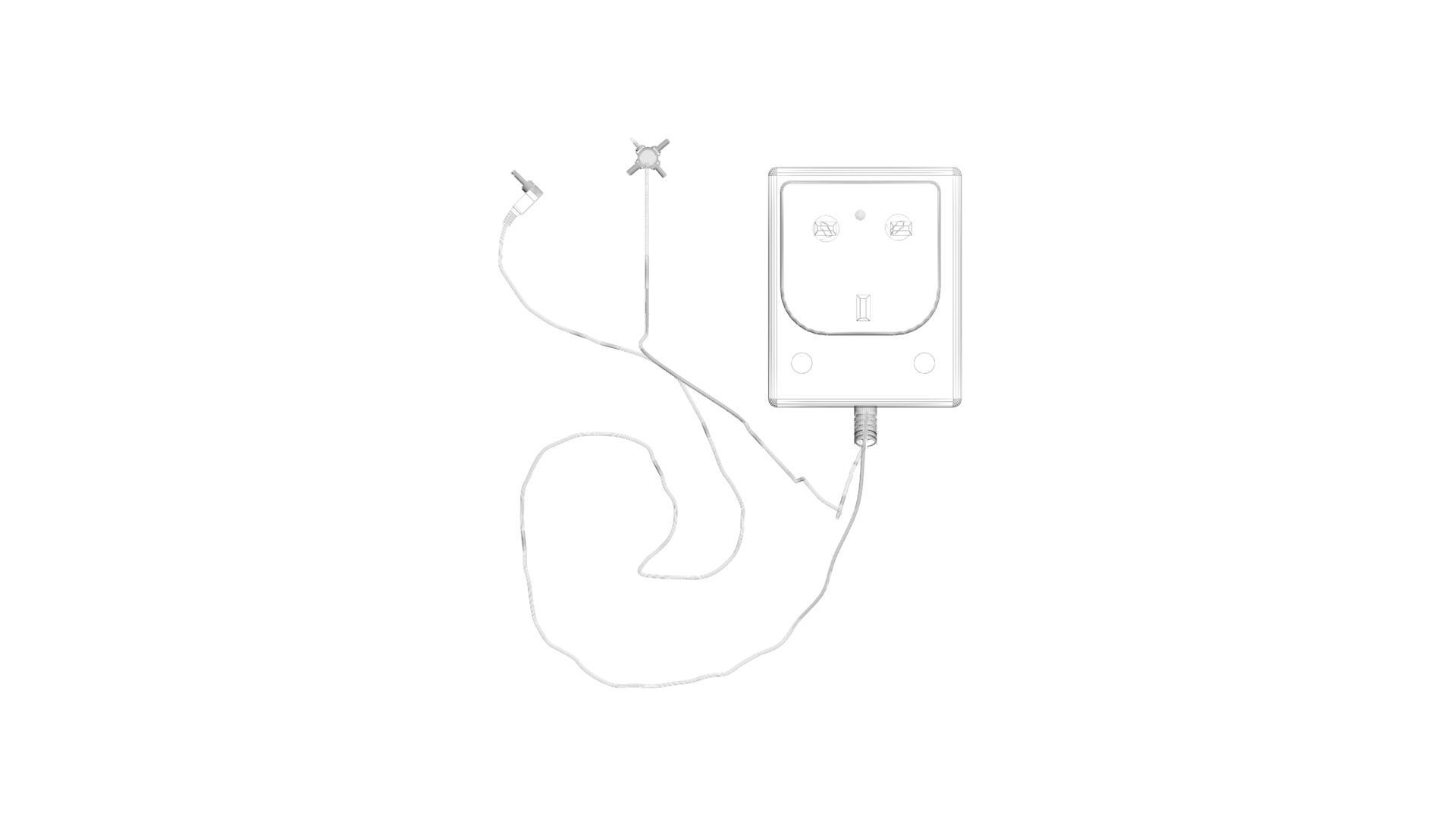 Terminator Ac Dc Power Adapter 3D model | CGTrader