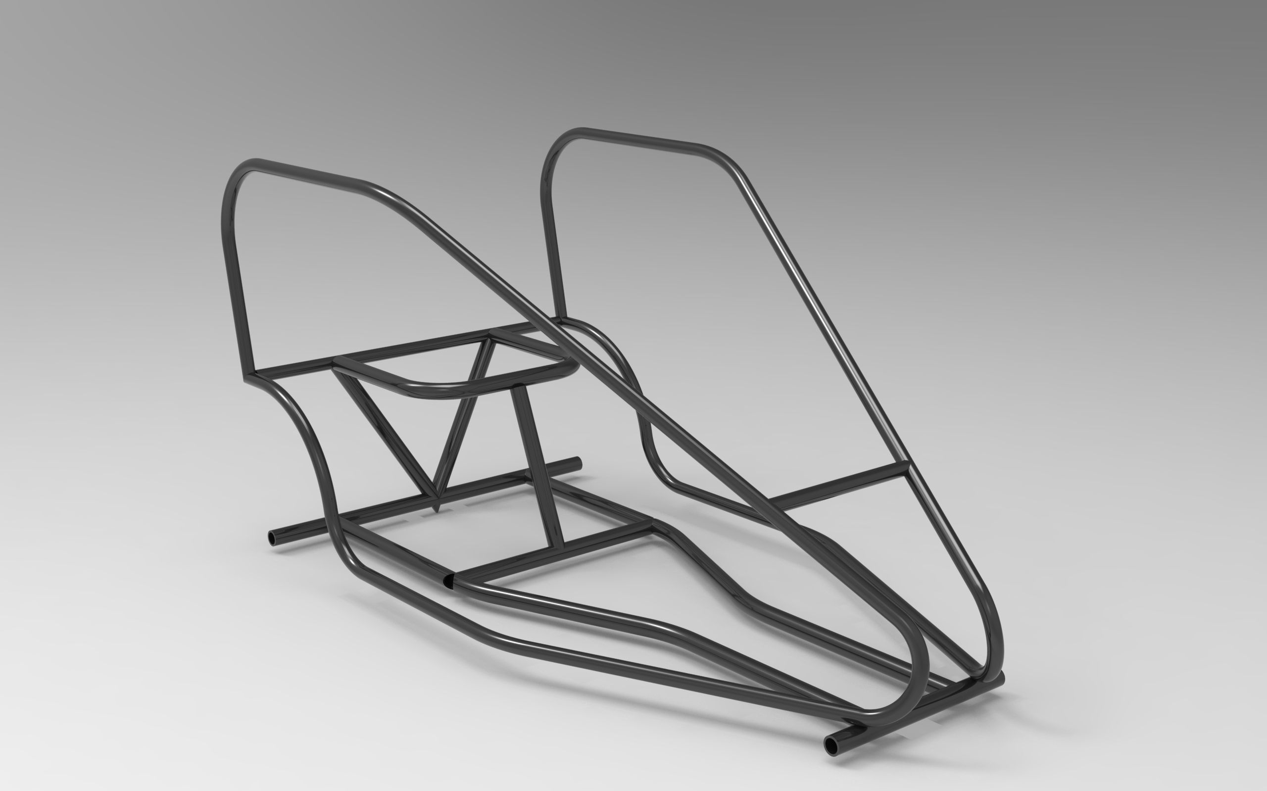Go Kart Frame 3D model 3D printable CGTrader