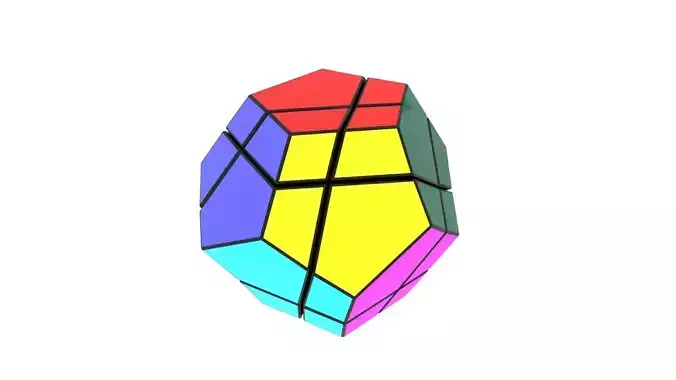 Skewb Ultimate 3D model