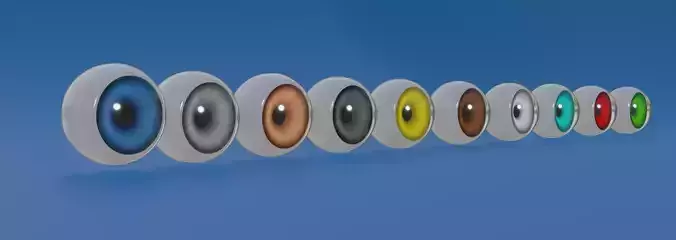 Stylized eyes Collection of 10 eyes
