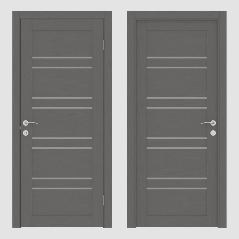 ArchViz Interior Door including hardware - Style Vision 8 3D model_2