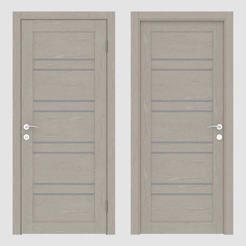 ArchViz Interior Door including hardware - Style Vision 8 3D model_1