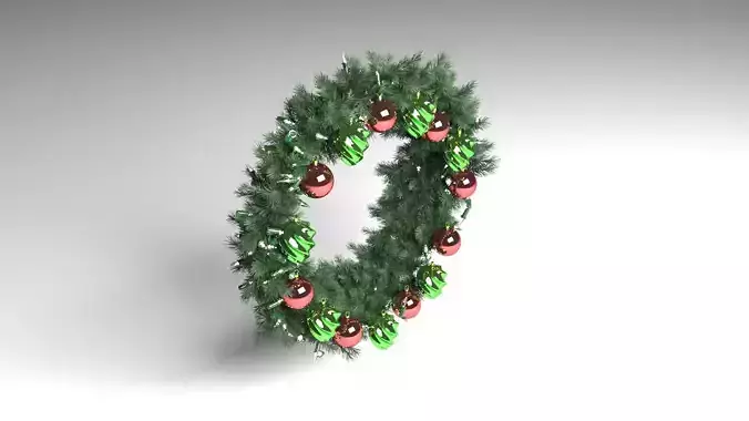 Fir Wreath 3D model