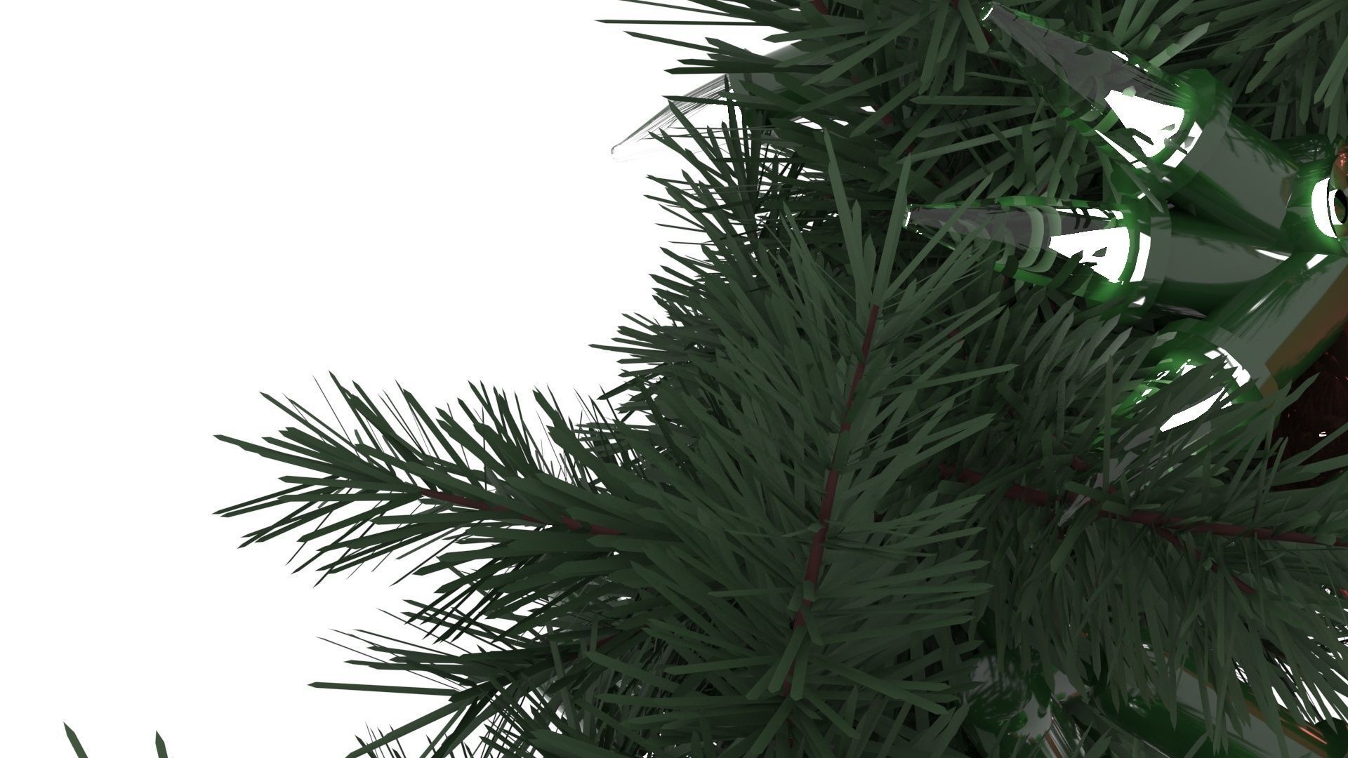 Fir Wreath 3D model_22