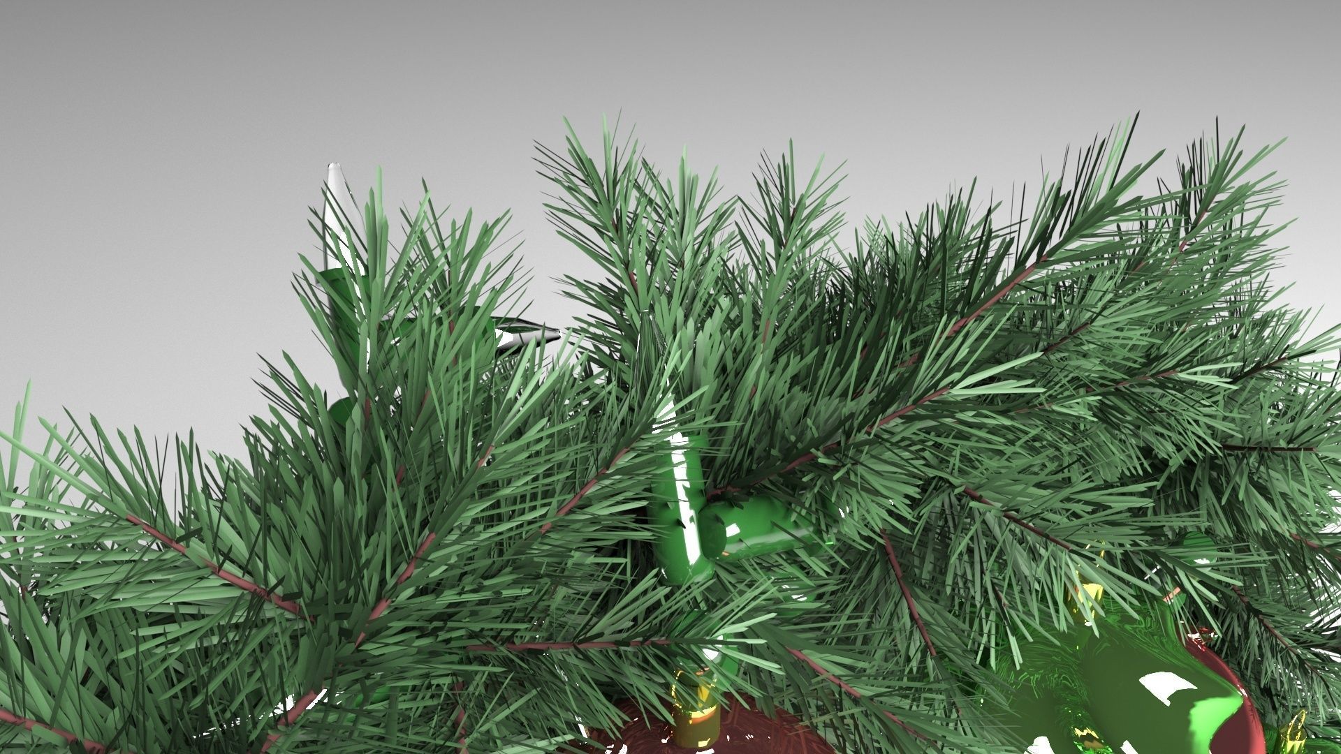 Fir Wreath 3D model_3