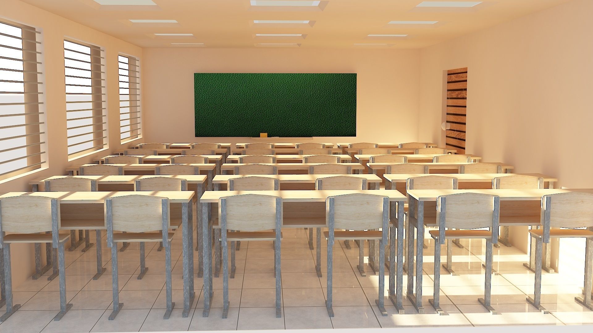 Classroom 3D model_1
