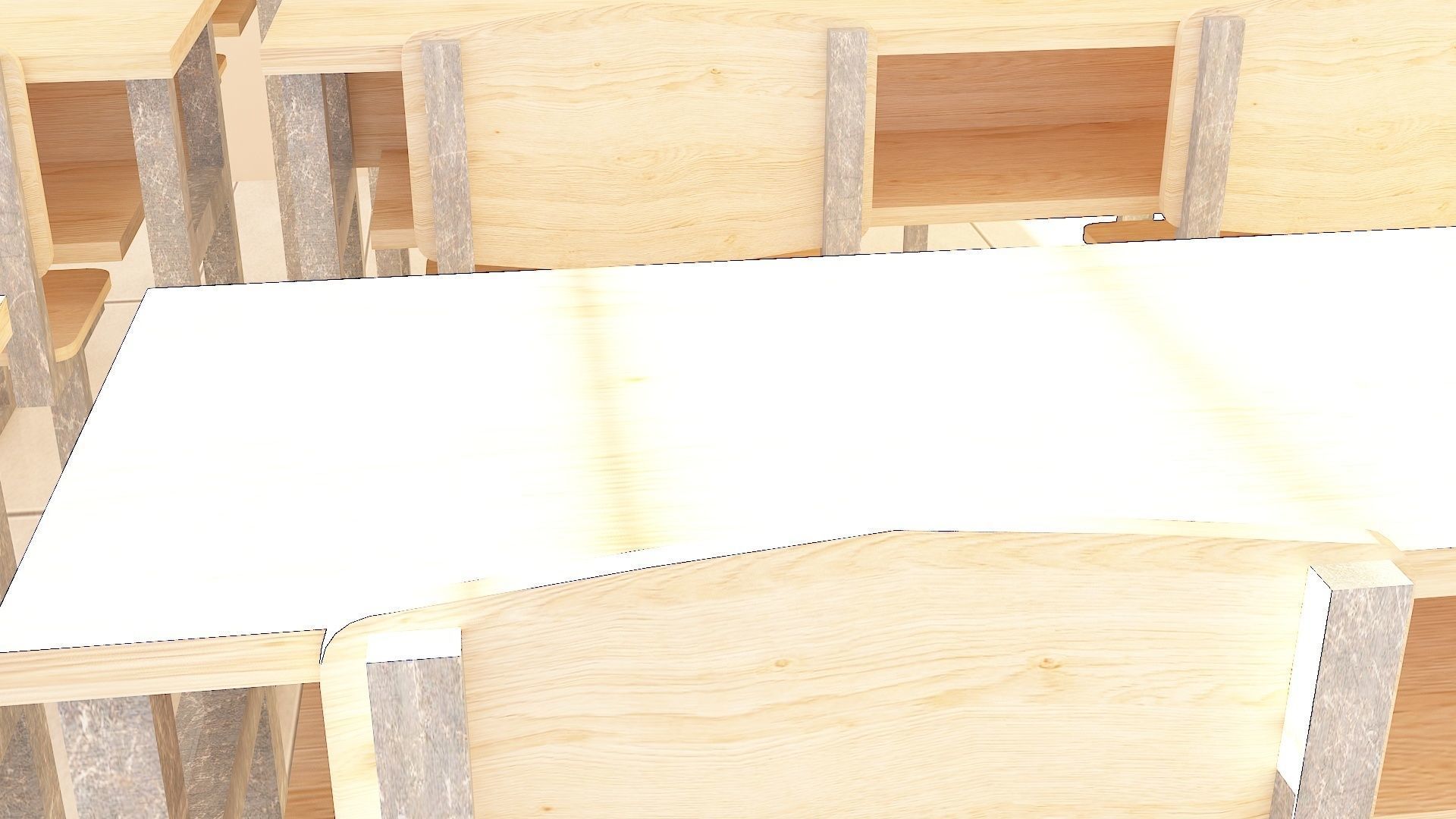 Classroom 3D model_6