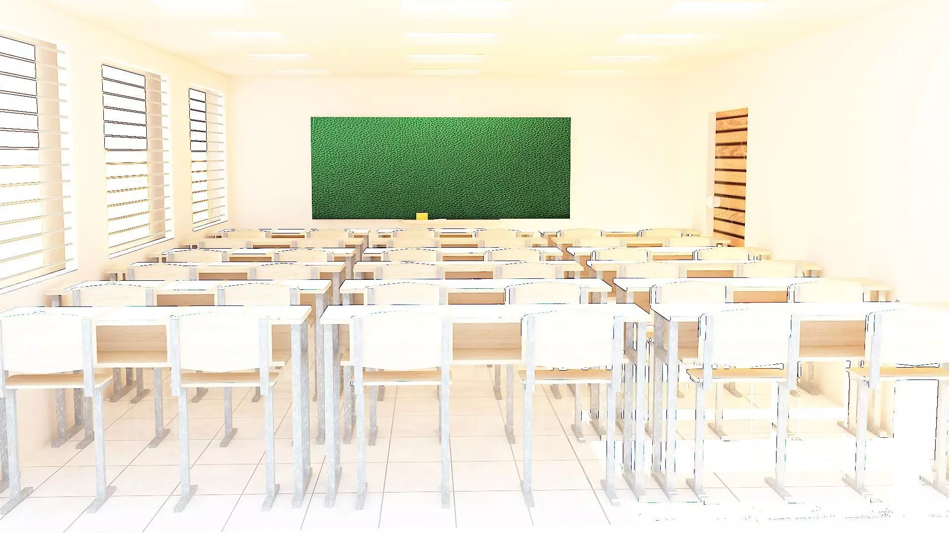 Classroom 3D model_0