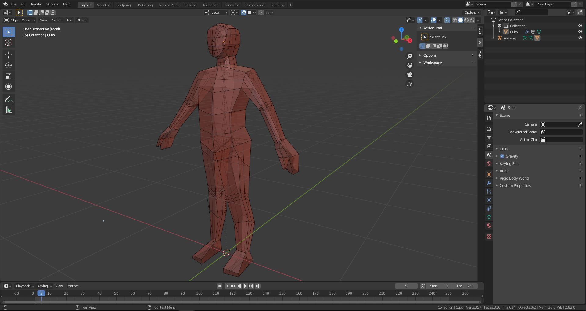 Low Poly Character PS1 PSX Style Low-poly 3D model_4