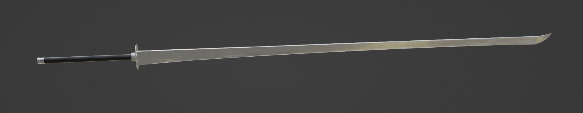 Fantasy Sword Low-poly 3D model_1
