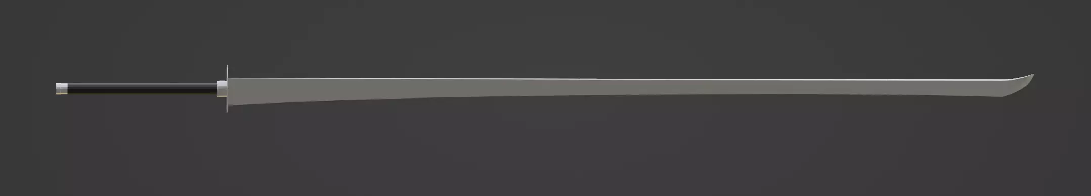 Fantasy Sword Low-poly 3D model_0