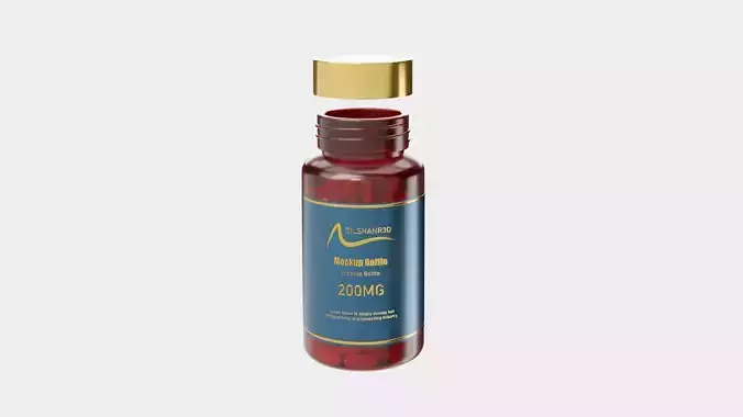 Medical or Cosmetic Capsule Bottle  