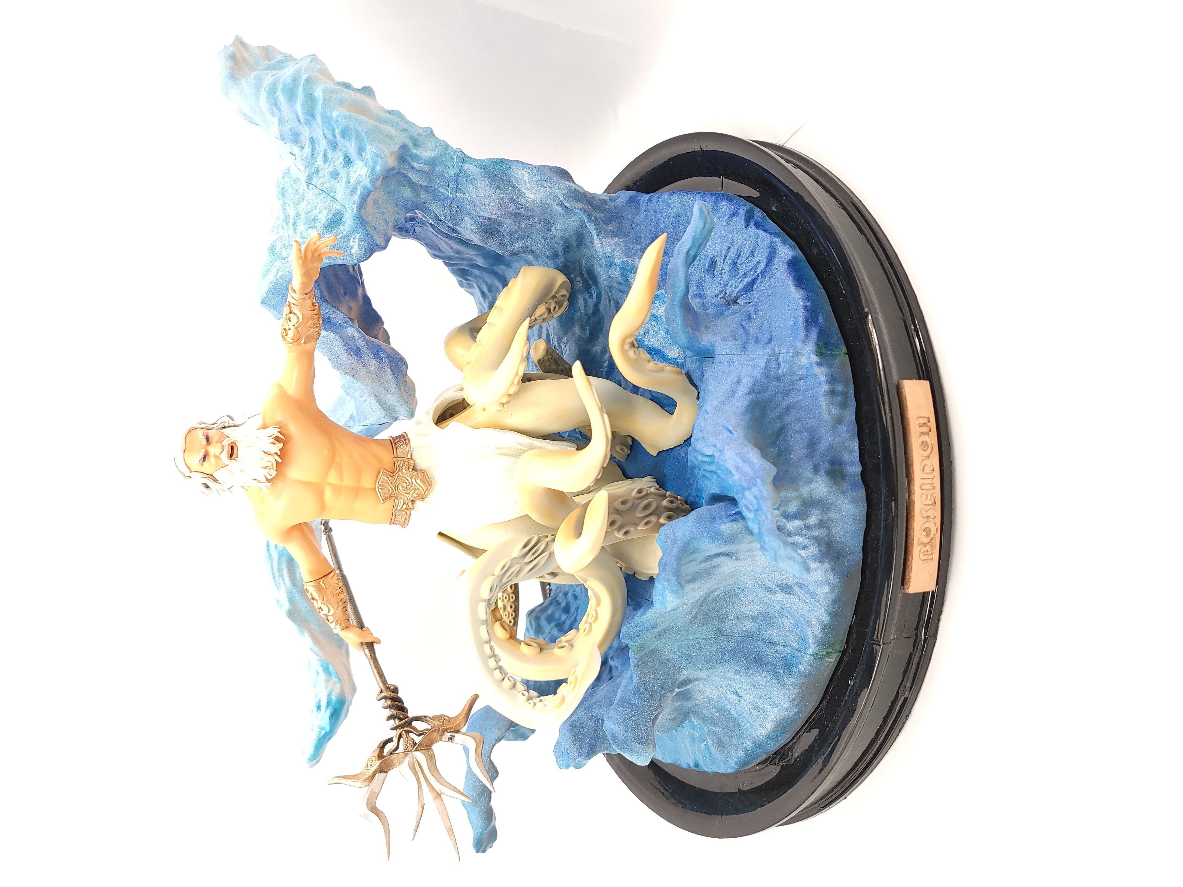 Greek mythology Poseidon  3D print model_4