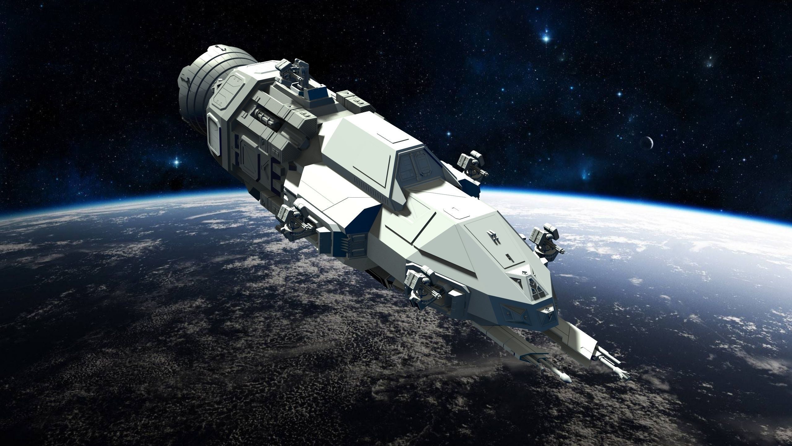 Rocinante Tachi 3D Print The Expanse 3D print model_11