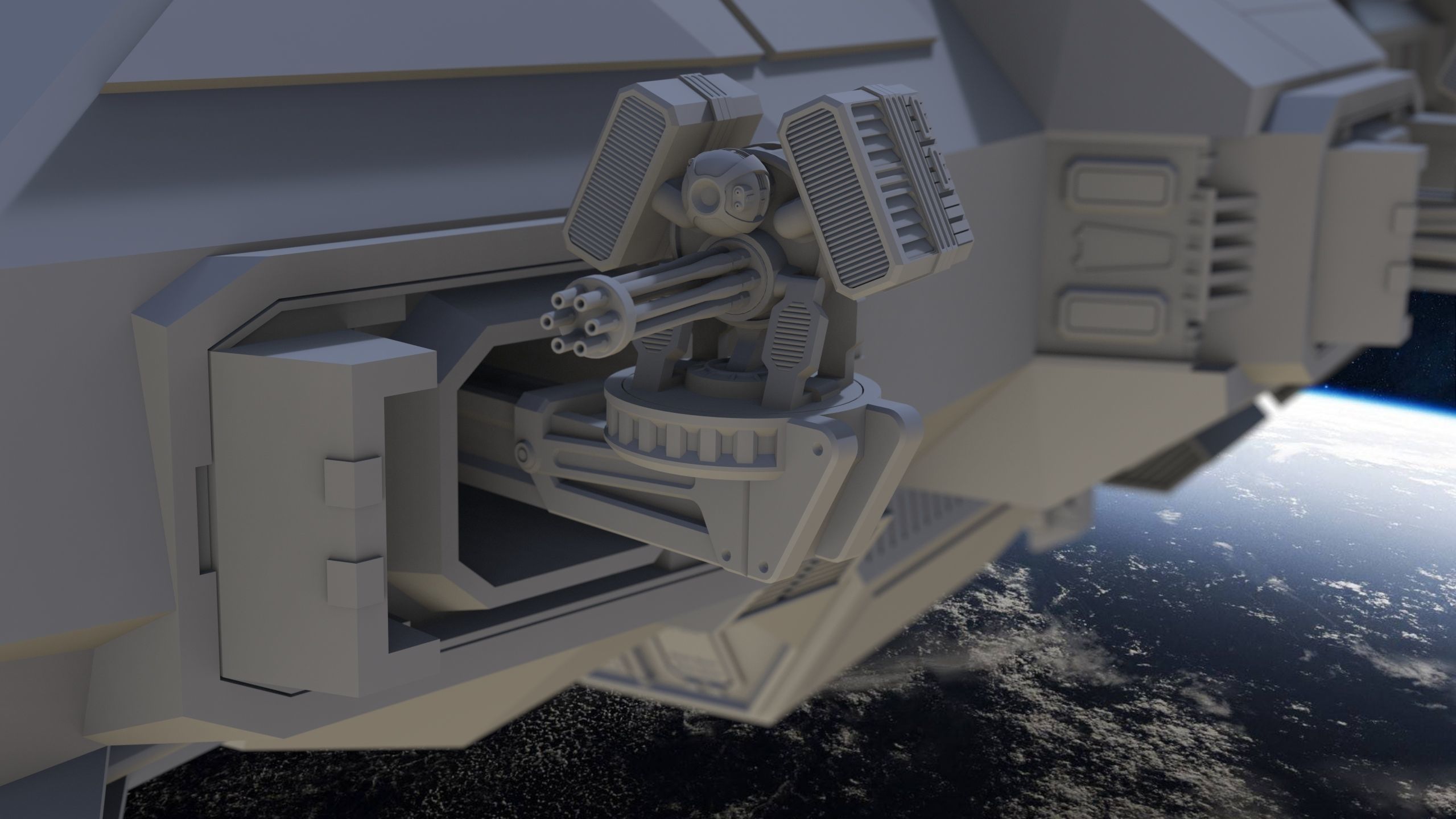 Rocinante Tachi 3D Print The Expanse 3D print model_12