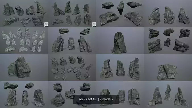 rocks set full