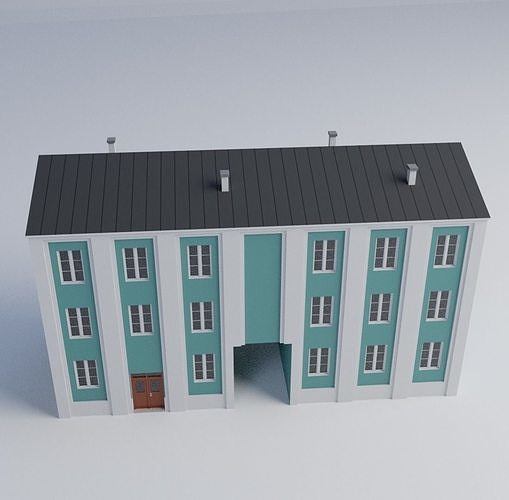 Apartment building 3D model