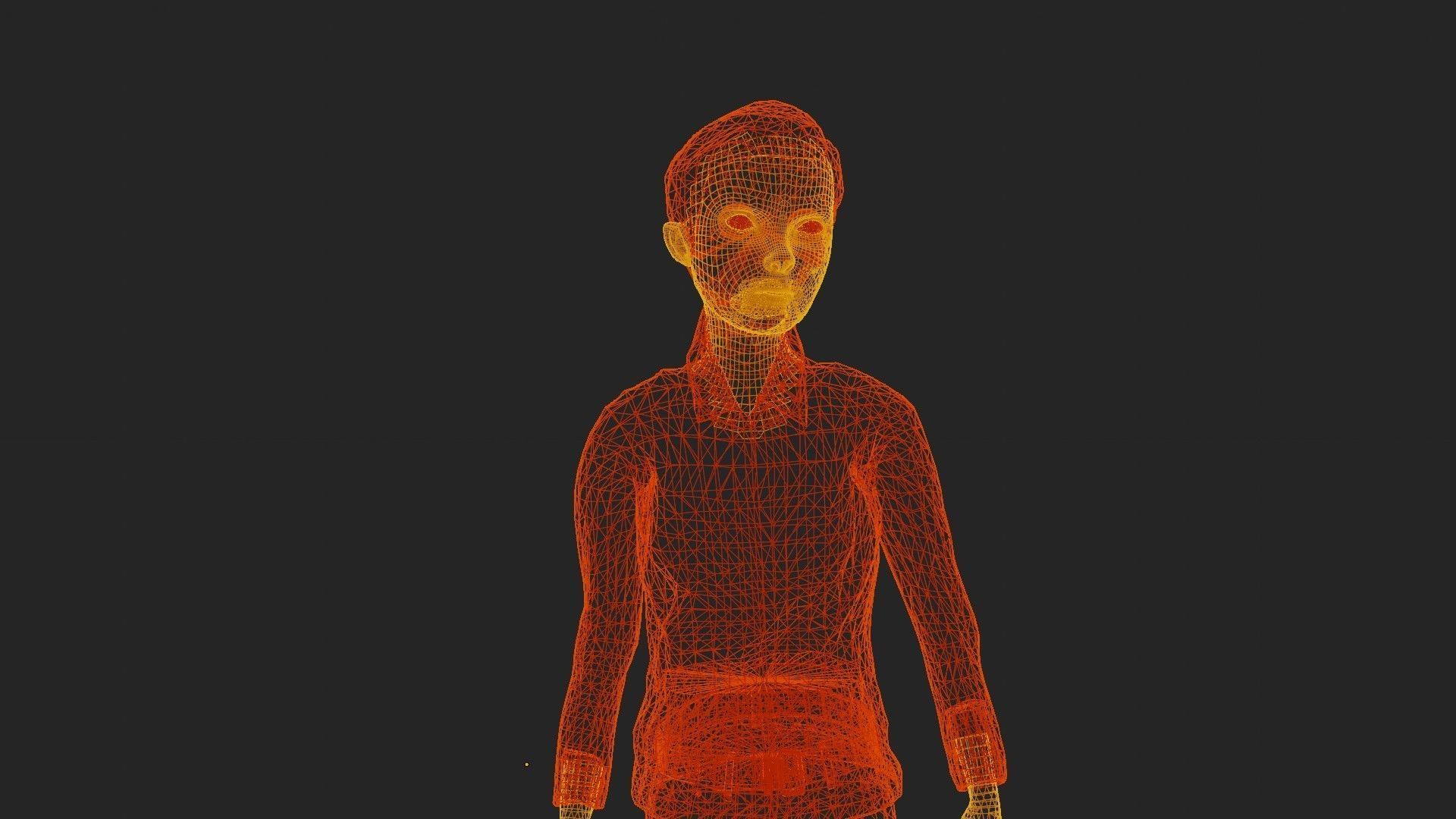 GameReady Island Scene Animated Characters Camera Lighting Setup Low-poly 3D model_9