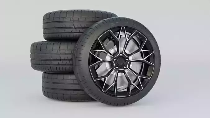 wheel 3D model