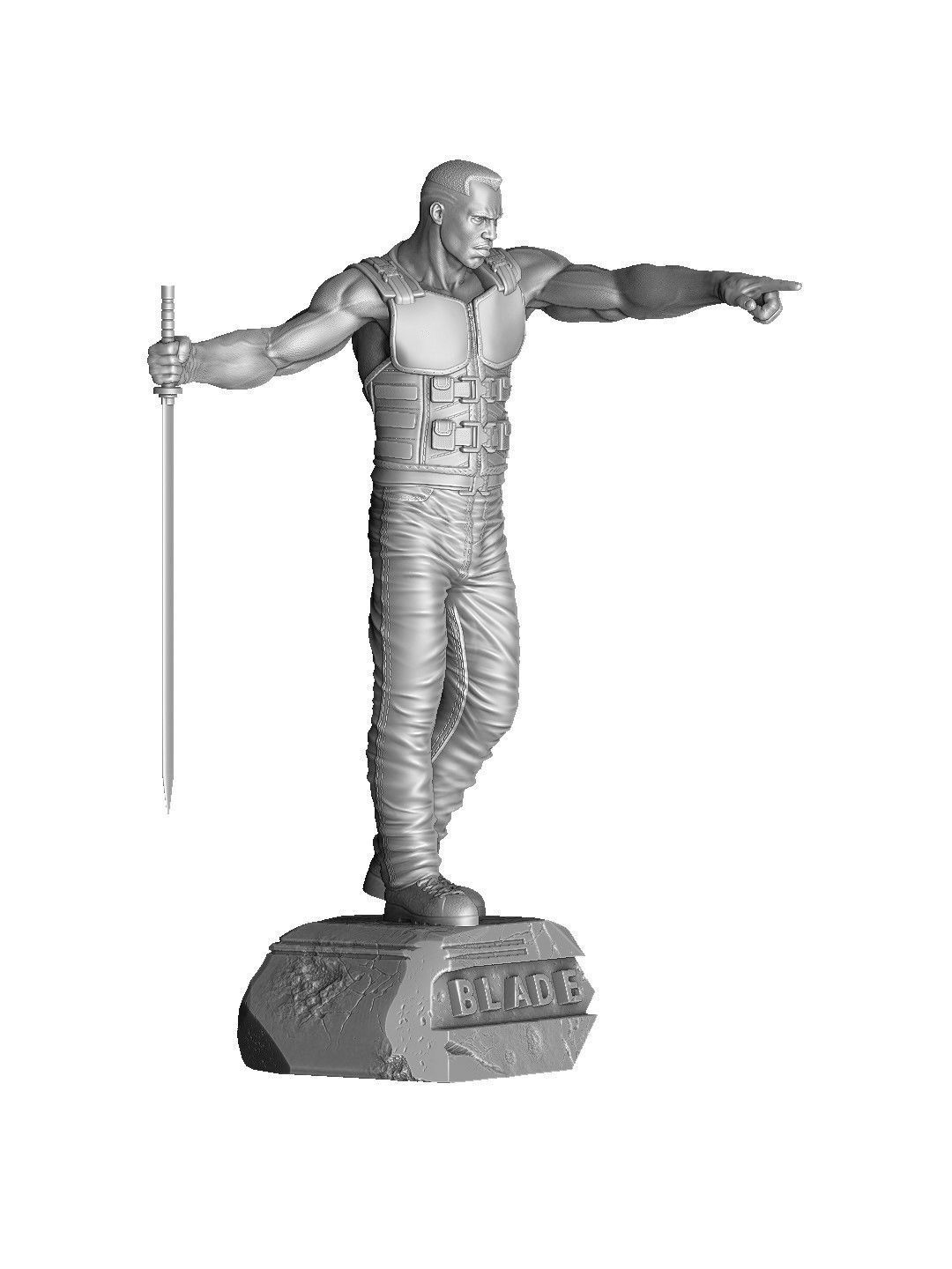 BLADE marvel STL FOR 3D PRINT 3D print model_22