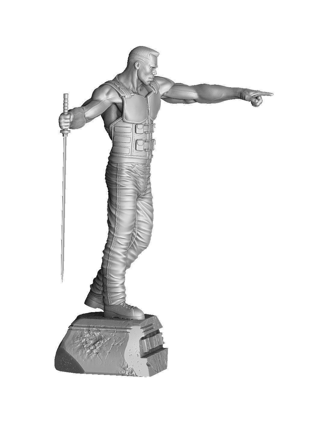 BLADE marvel STL FOR 3D PRINT 3D print model_26