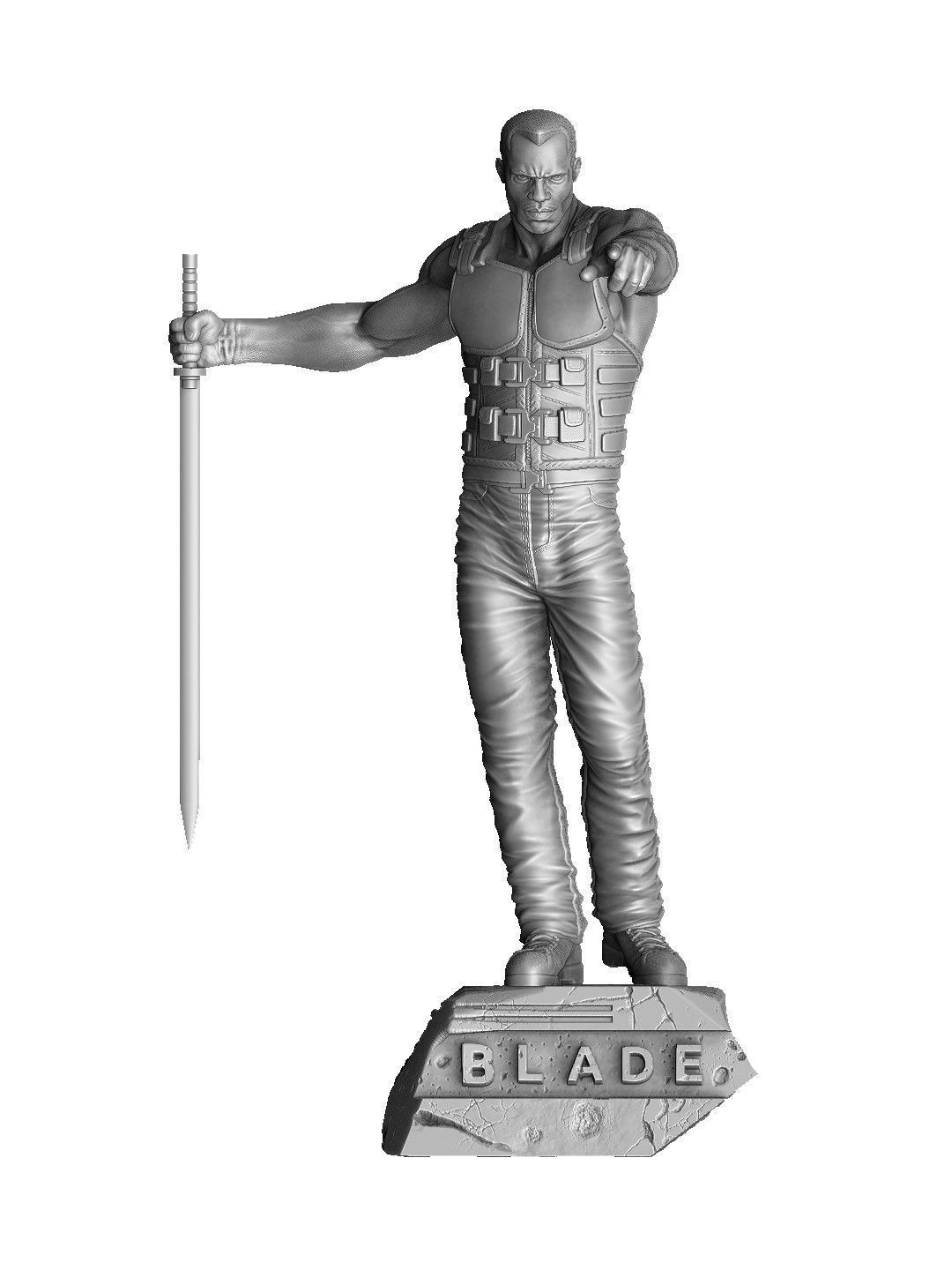BLADE marvel STL FOR 3D PRINT 3D print model_5