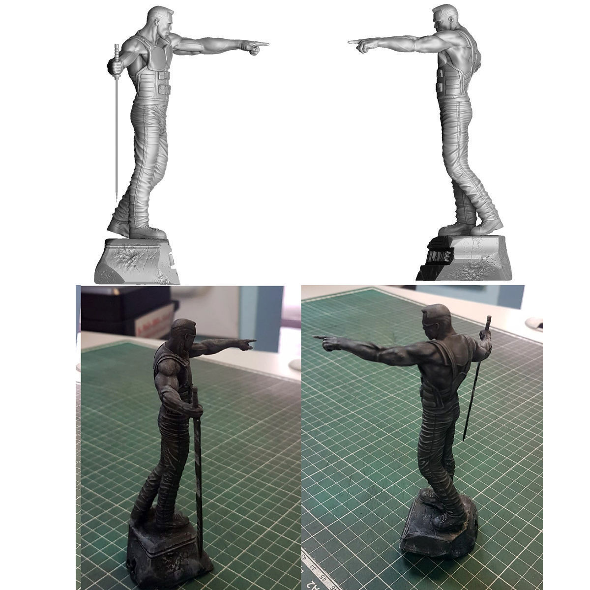 BLADE marvel STL FOR 3D PRINT 3D print model_3