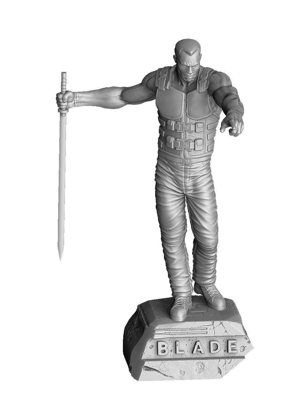 BLADE marvel STL FOR 3D PRINT 3D print model_19