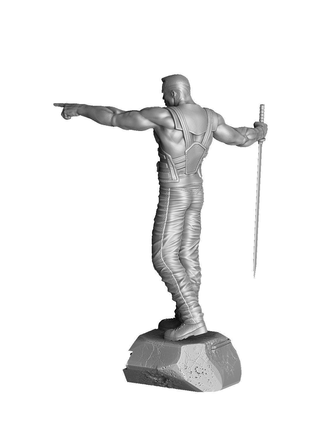 BLADE marvel STL FOR 3D PRINT 3D print model_6