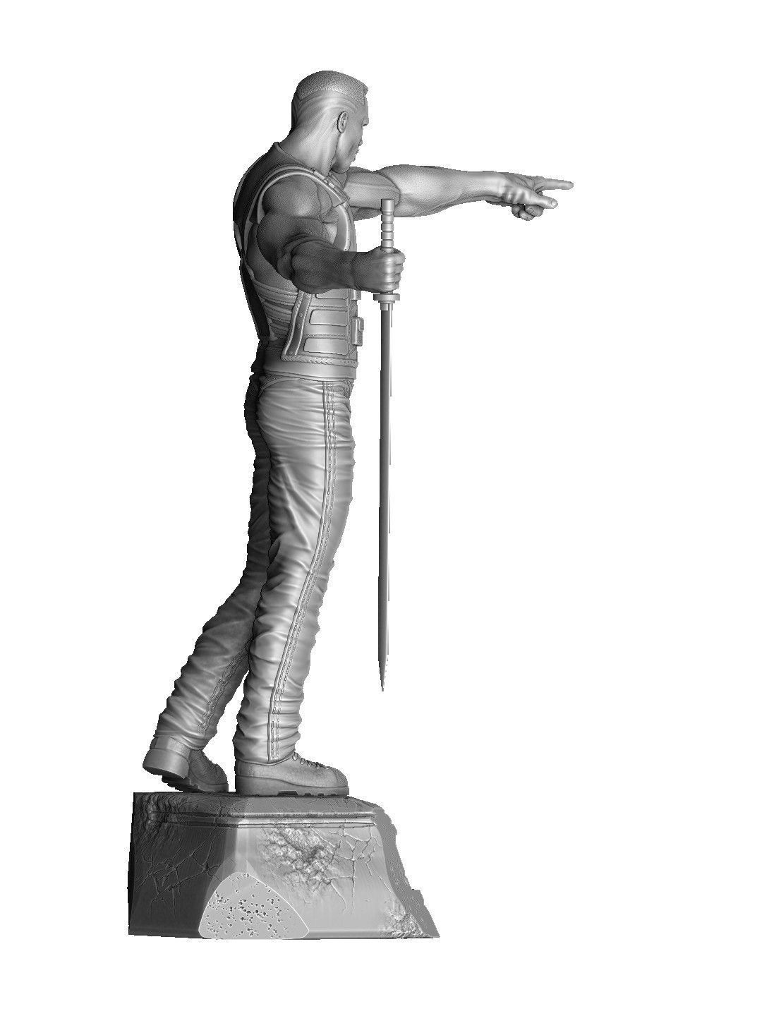 BLADE marvel STL FOR 3D PRINT 3D print model_29